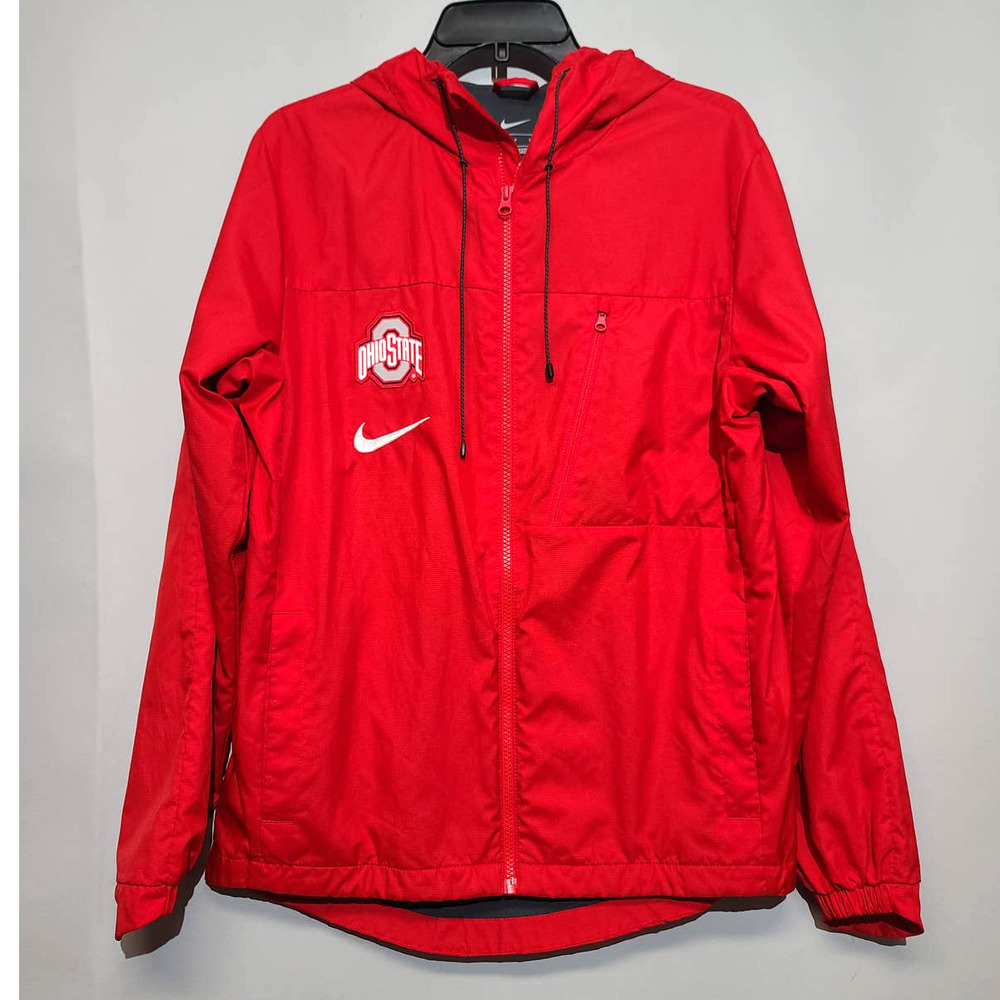 Nike Ohio State Buckeyes Lined Hooded Spring Jacket Small